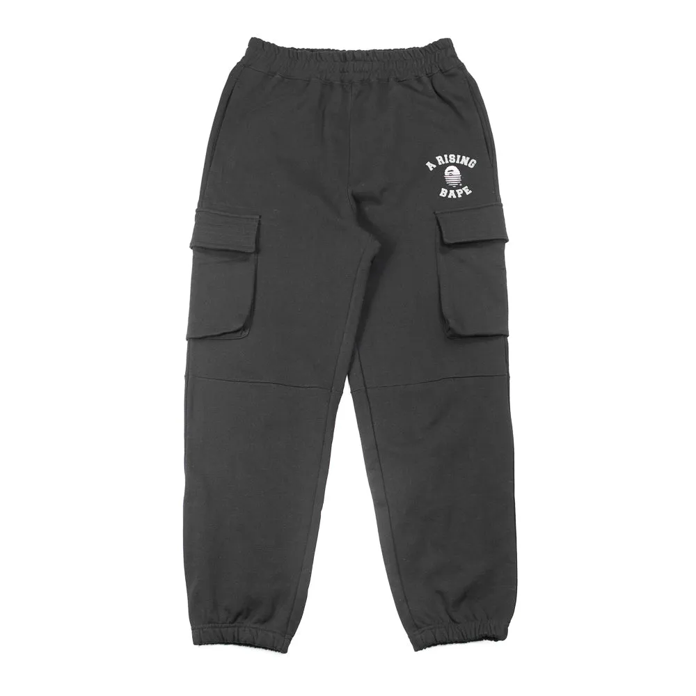 A Rising Bape Military Sweat Pants (Black)