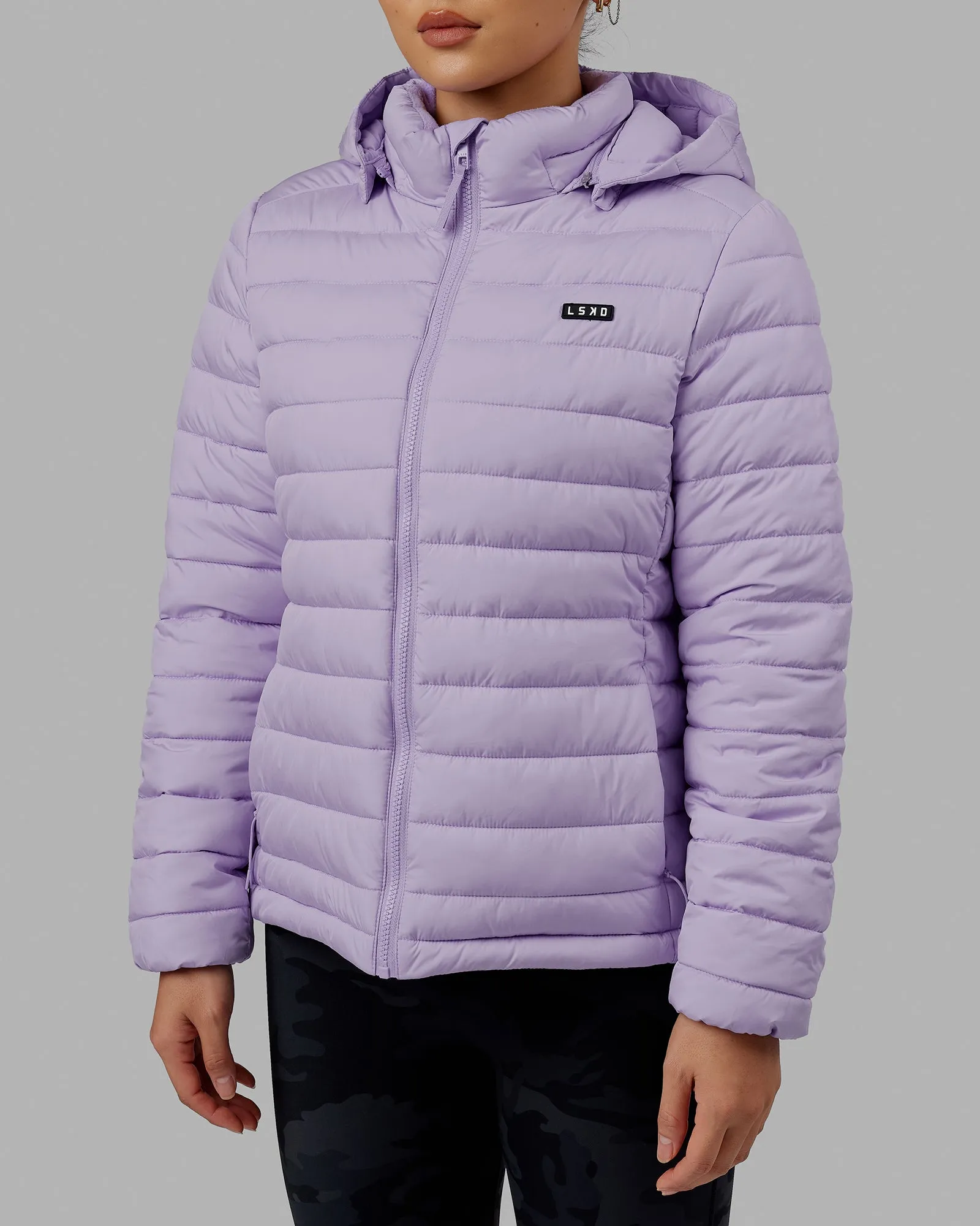 All Day Puffer Jacket - Pale Lilac