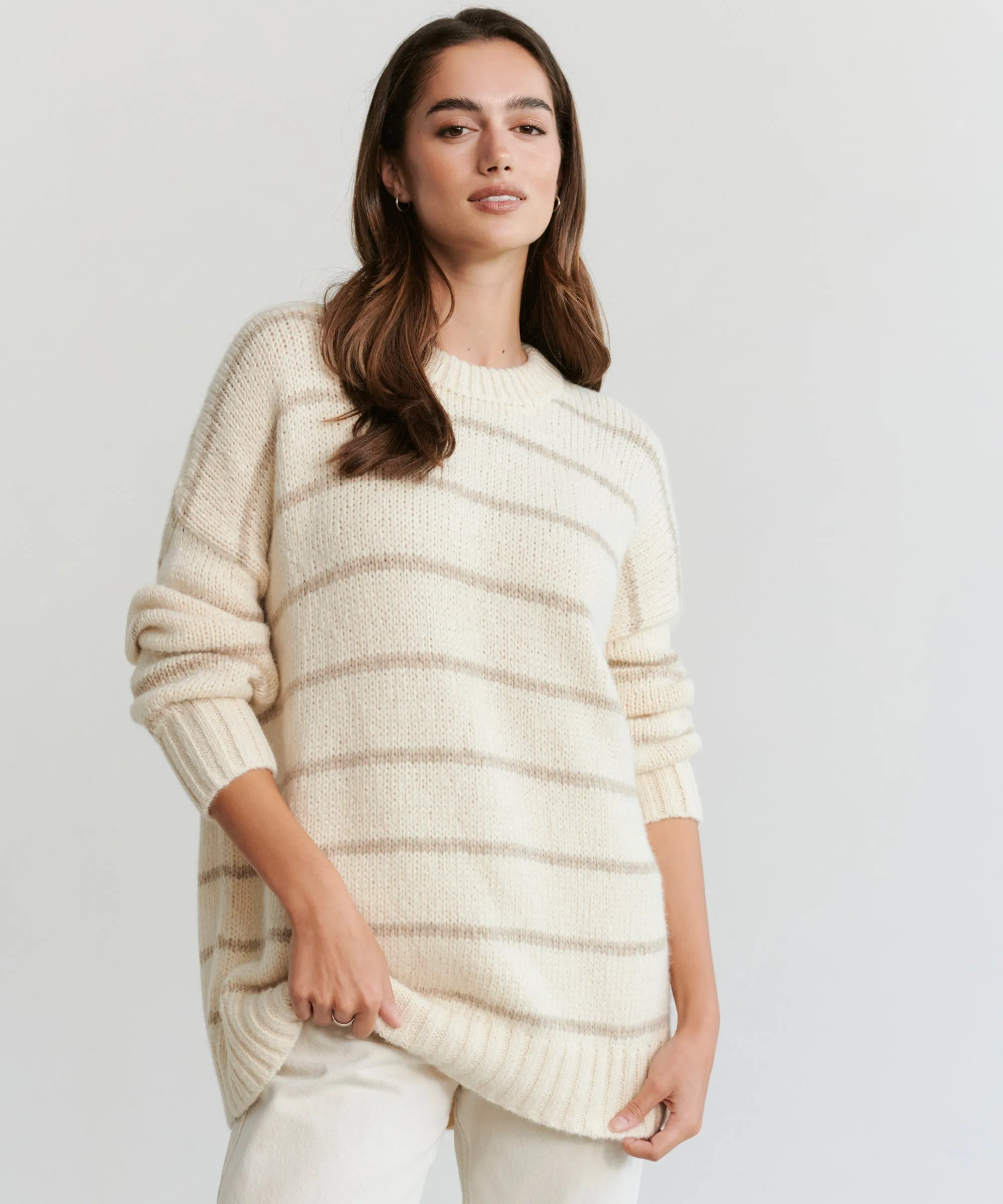 Alpaca Cocoon Crewneck