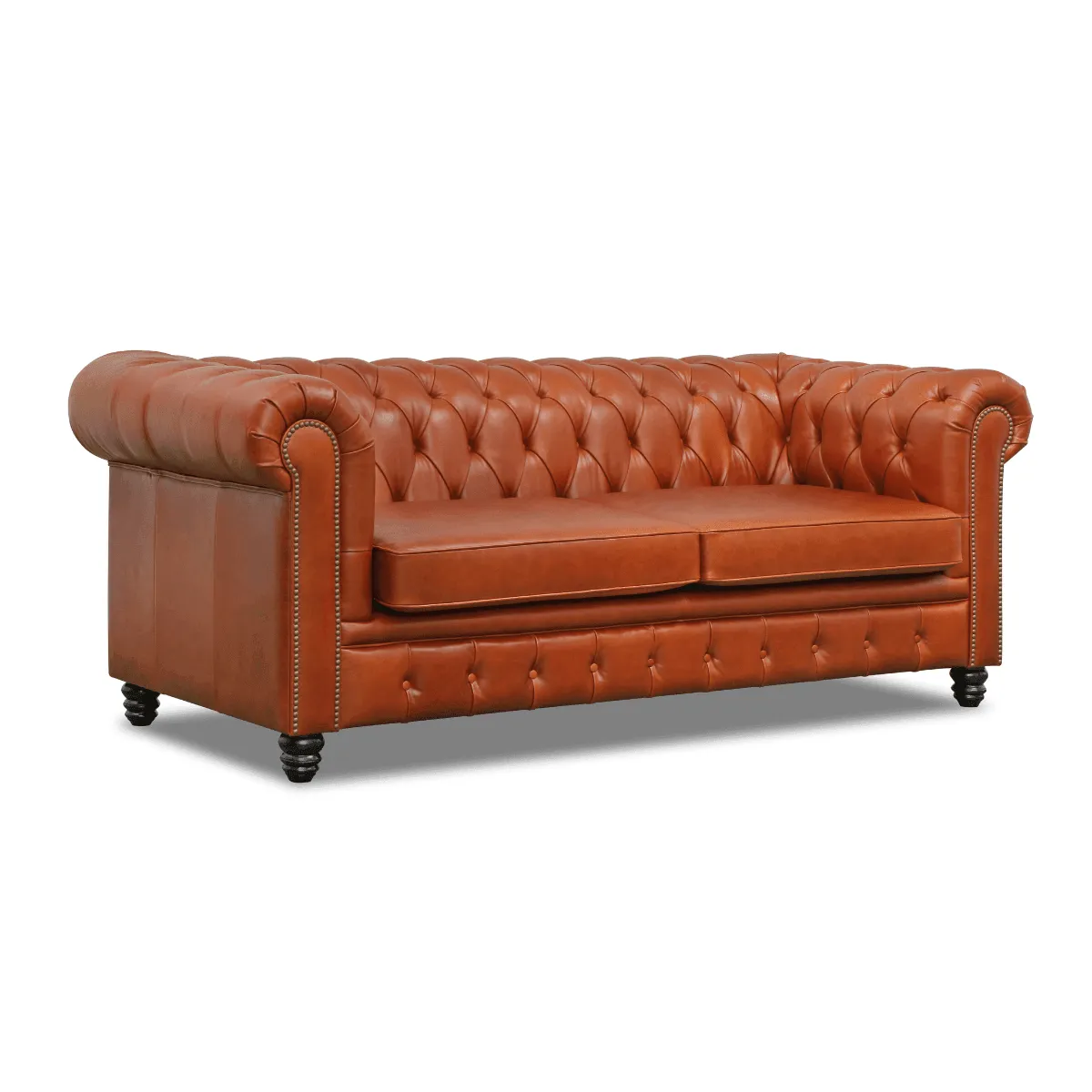 Arthur Premium Aniline Leather Chesterfield Sofa by Chattel