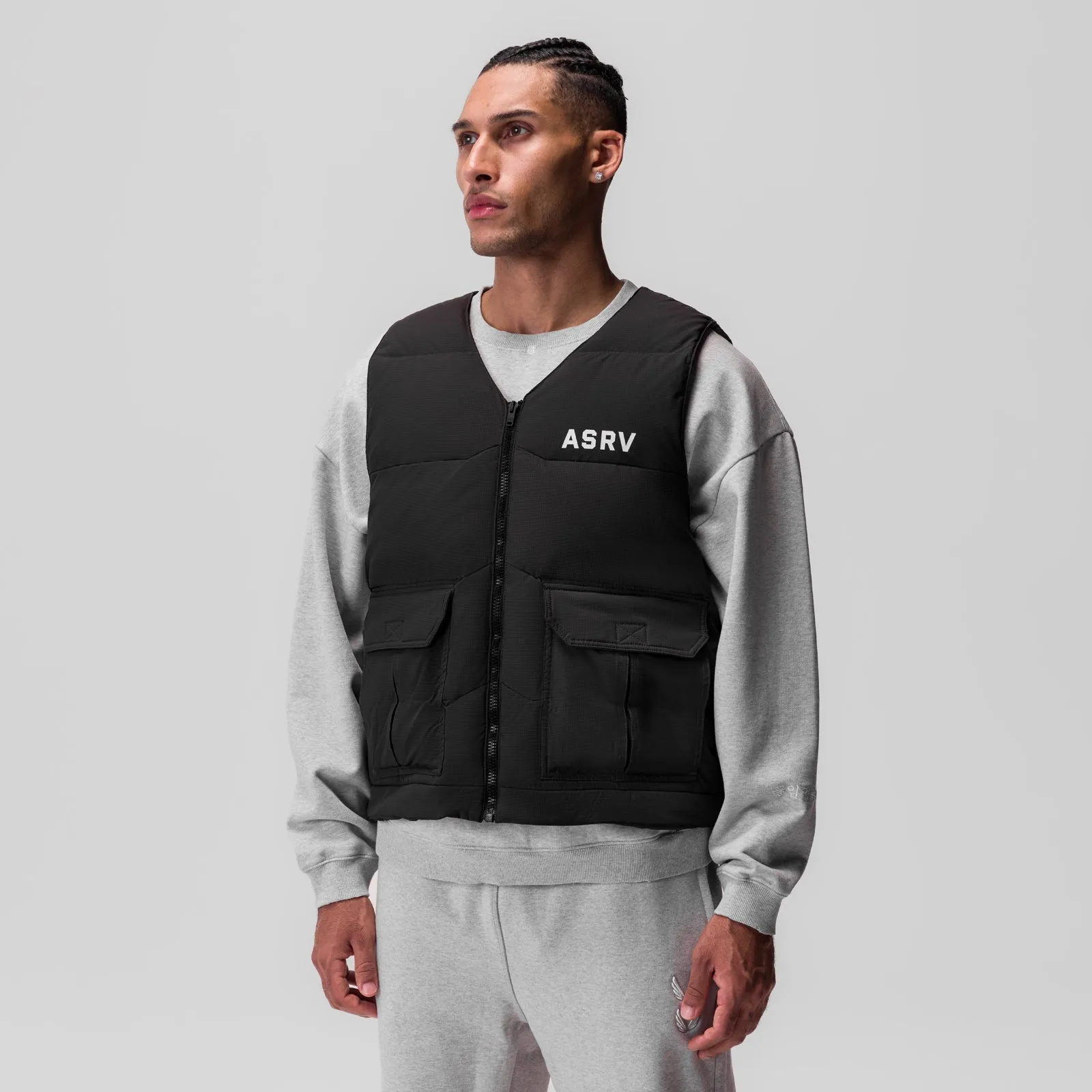 ASRV Ripstop Insulated Puffer Gilet Vest - Black