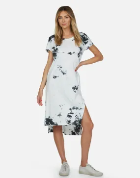 Augustus LE Black White Tie Dye Dress