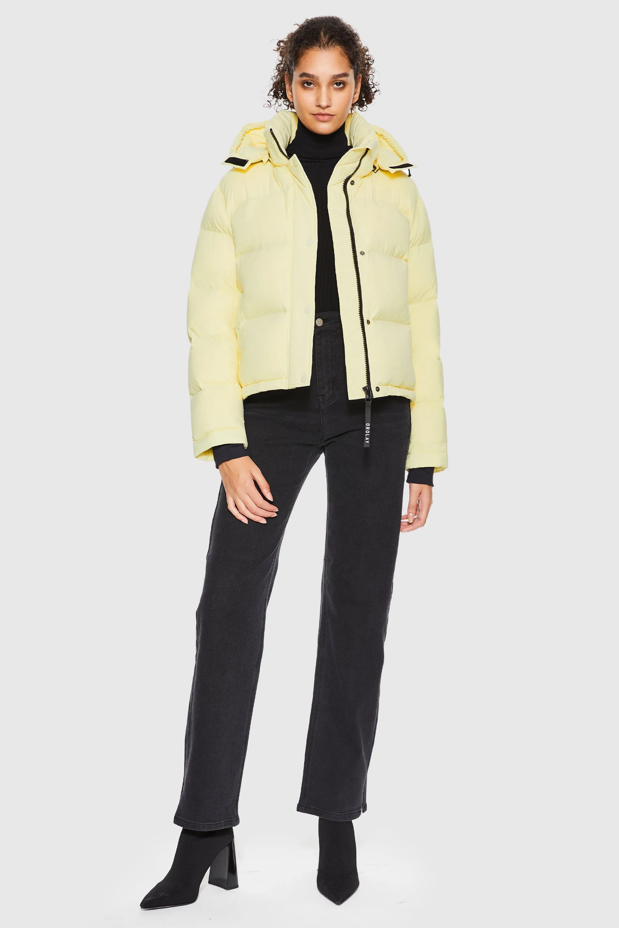 Aurora Cropped Lightweight Therminal Puffer Jacket