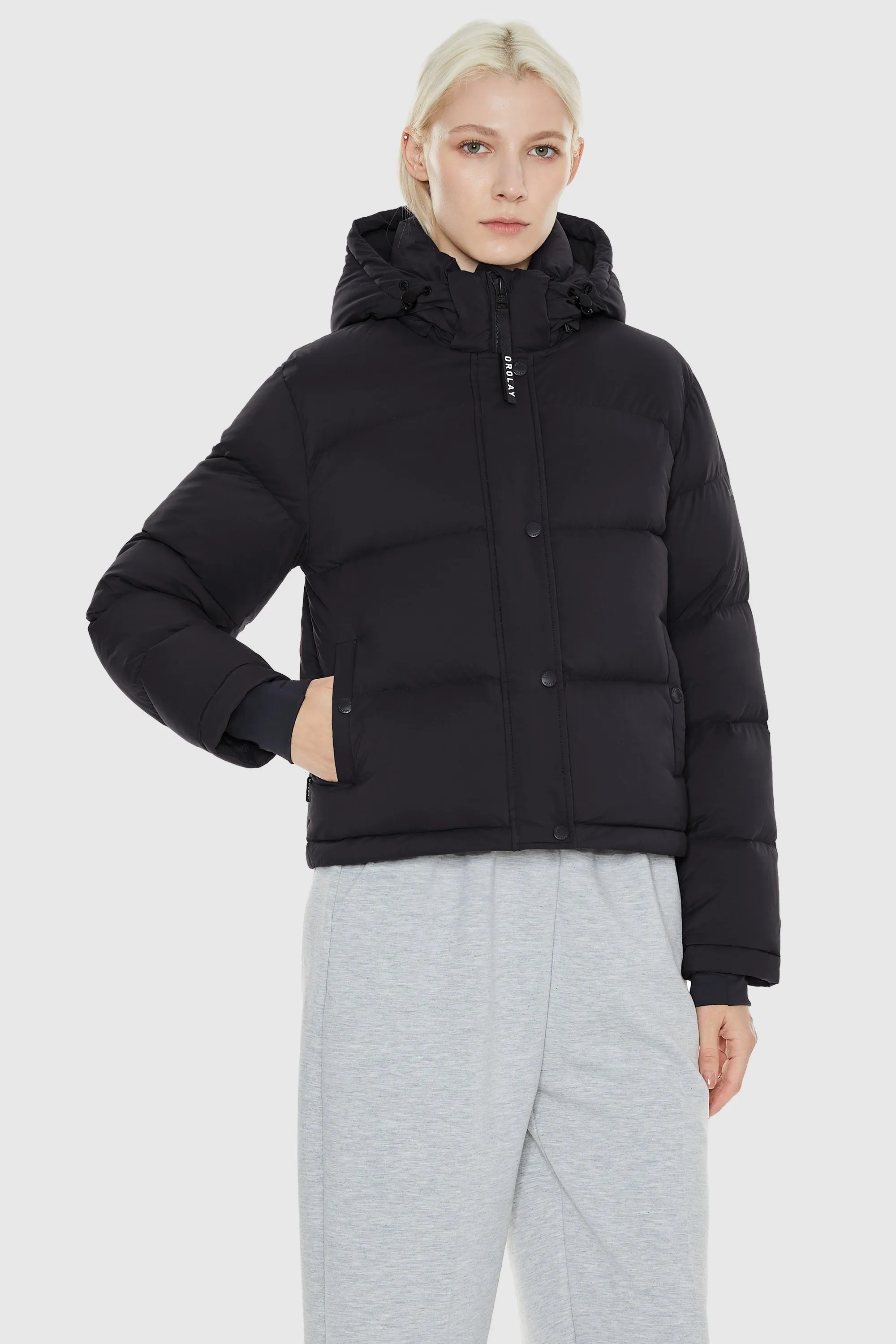 Aurora Cropped Lightweight Therminal Puffer Jacket