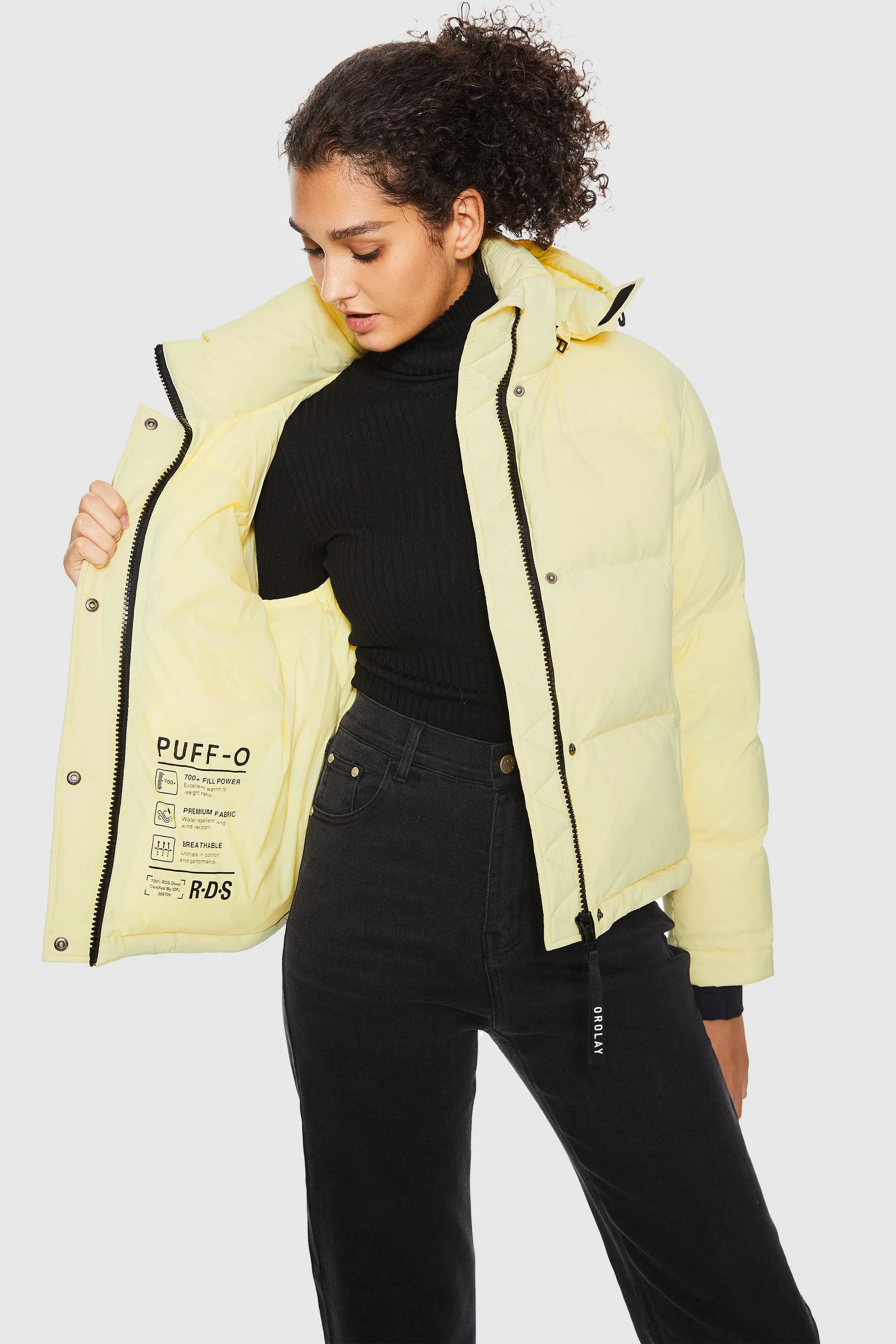 Aurora Cropped Lightweight Therminal Puffer Jacket