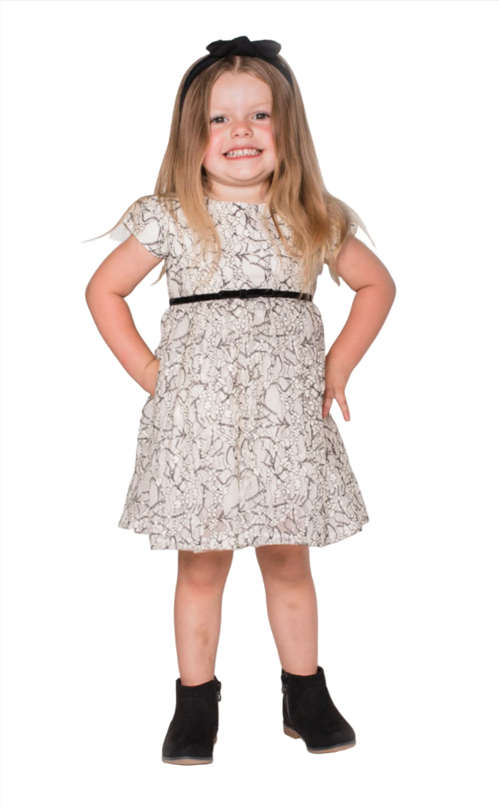 Baby Girl's & Little Girl's White Lace Dress