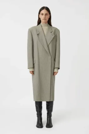 Banks Coat Black Houndstooth