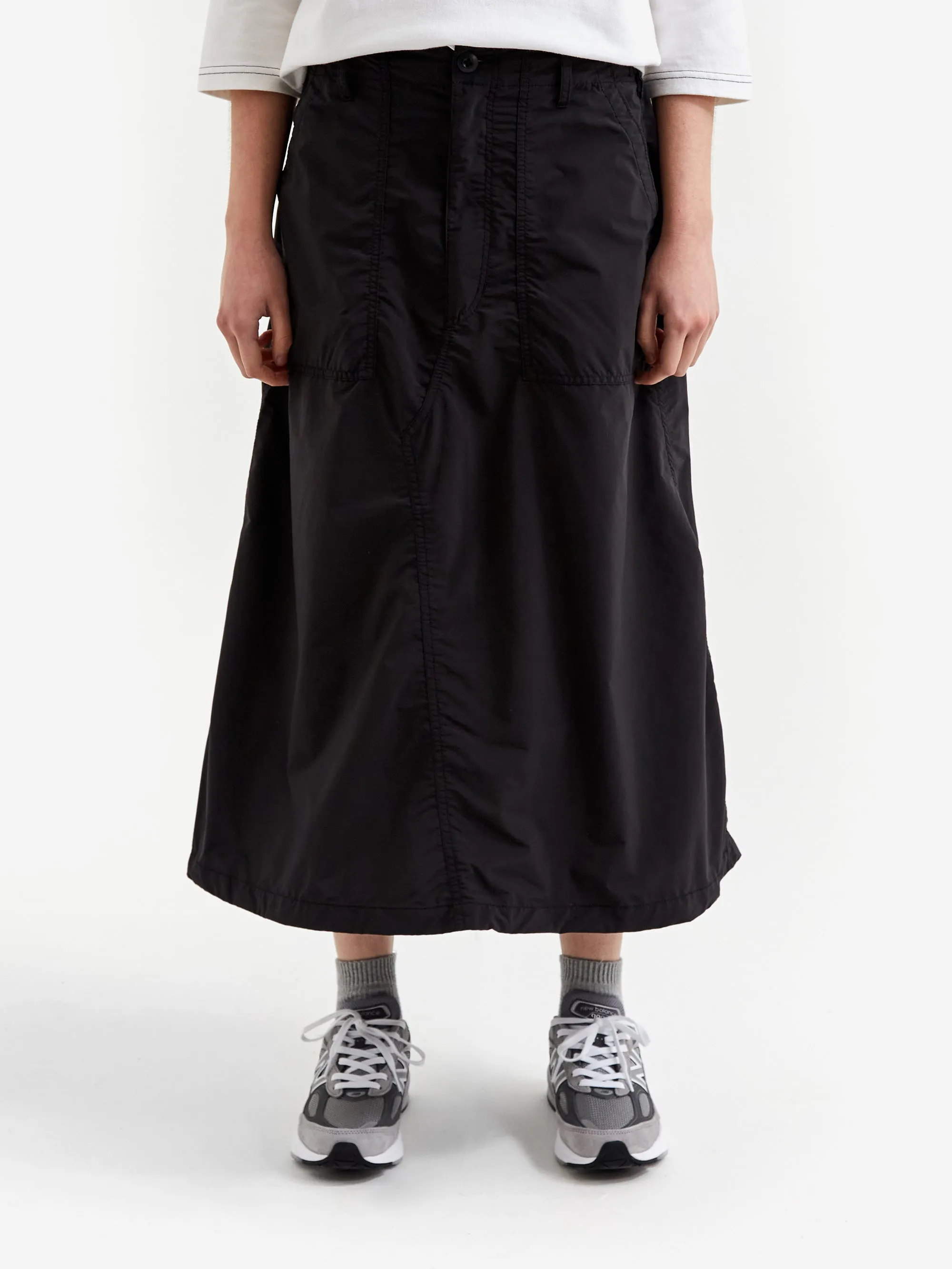 Beams Boy Solotex Military Skirt - Black