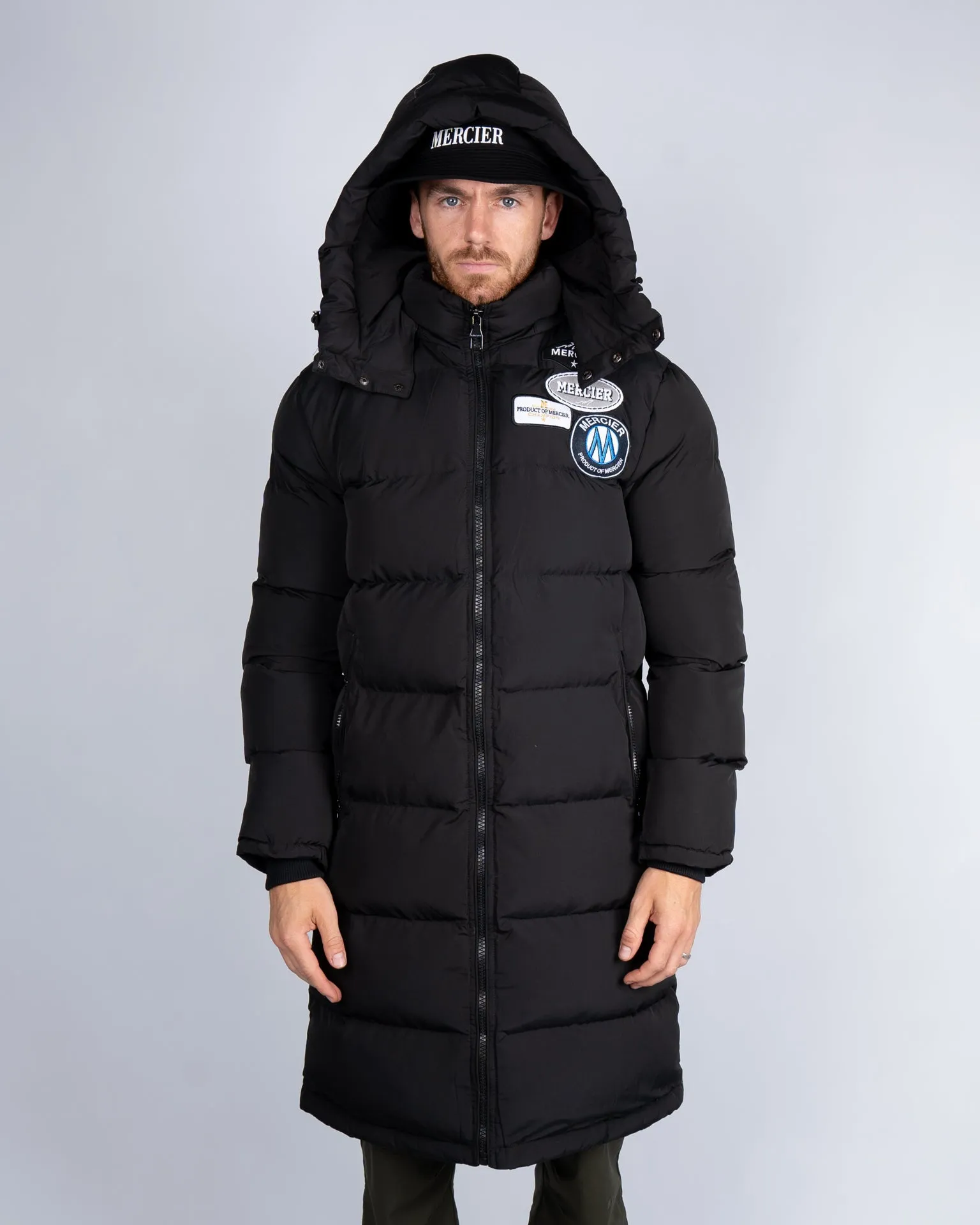 Black OG Longline Puffer Jacket