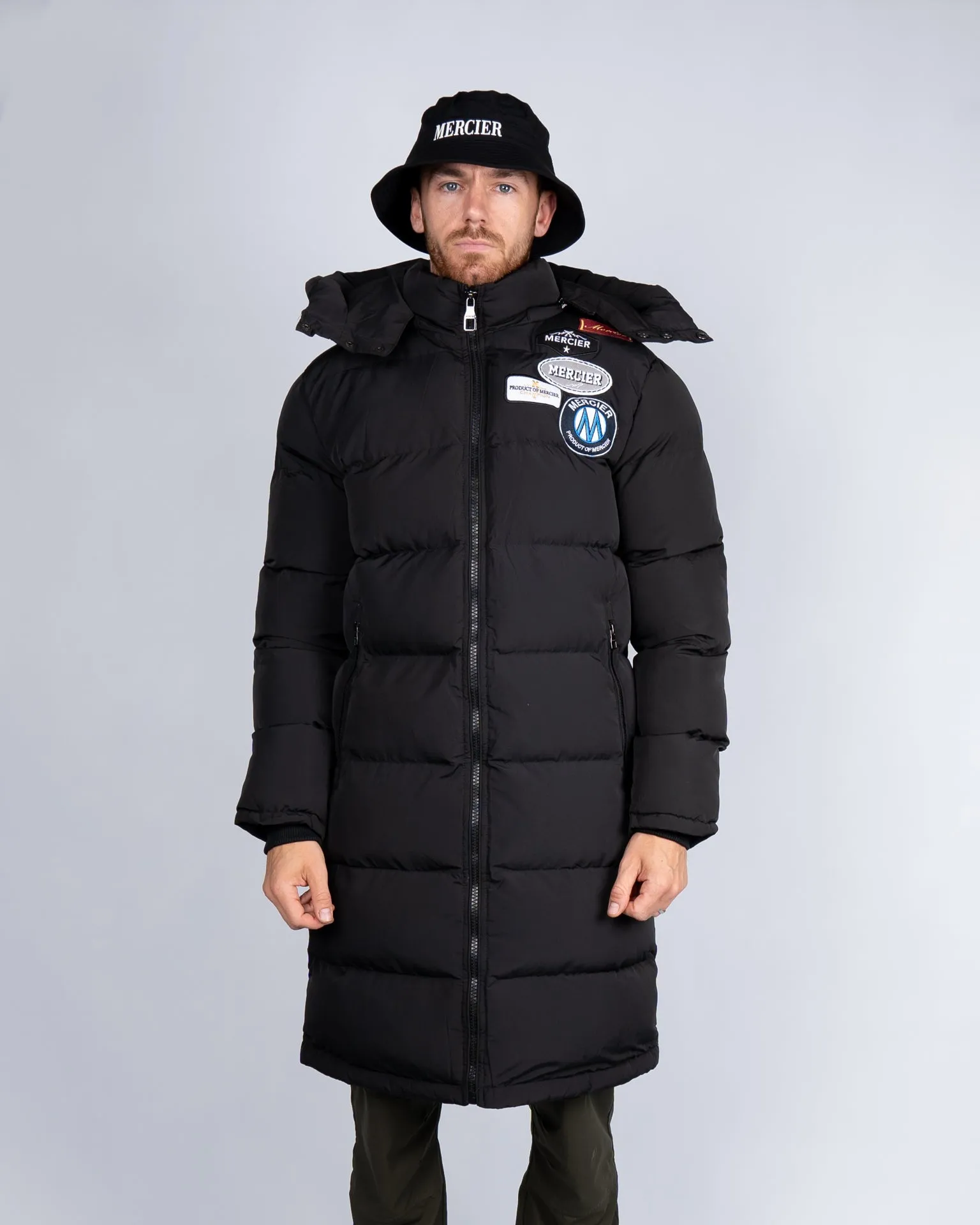 Black OG Longline Puffer Jacket