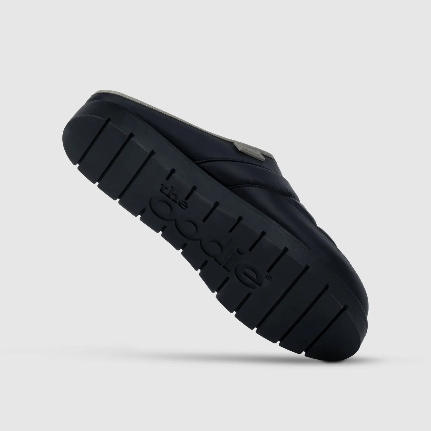 Black Puffer Slip On