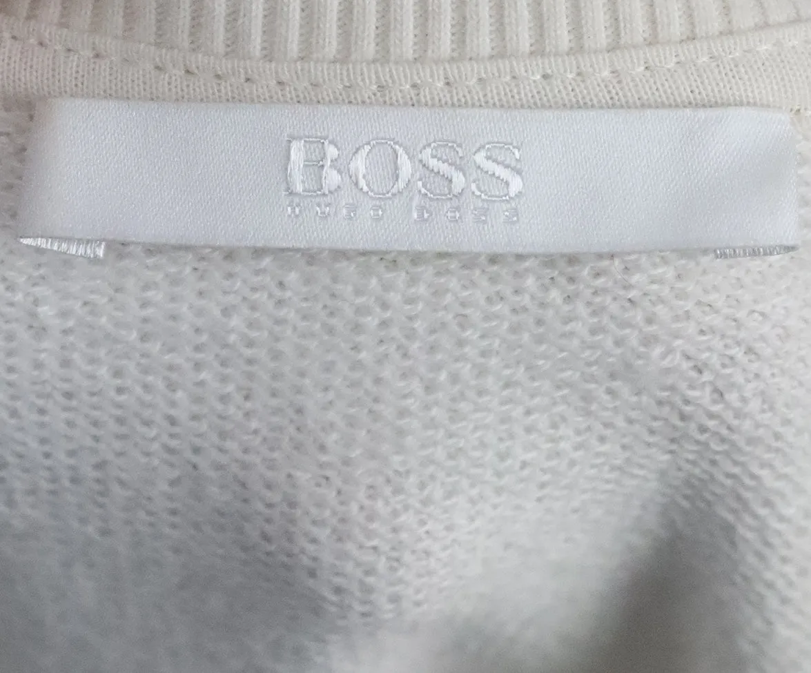 Boss Cream White Cotton Dress sz 4