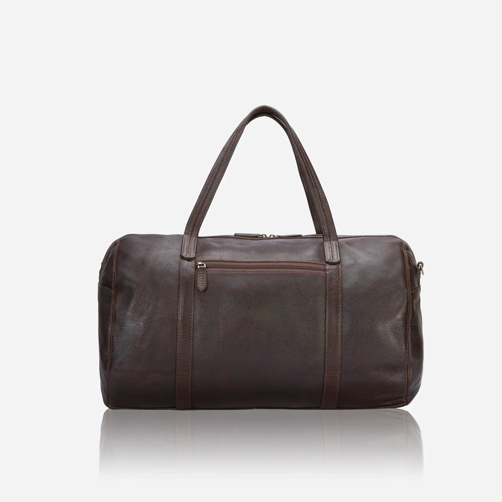 Brando Kudu Leather Military Style Duffle | Brown