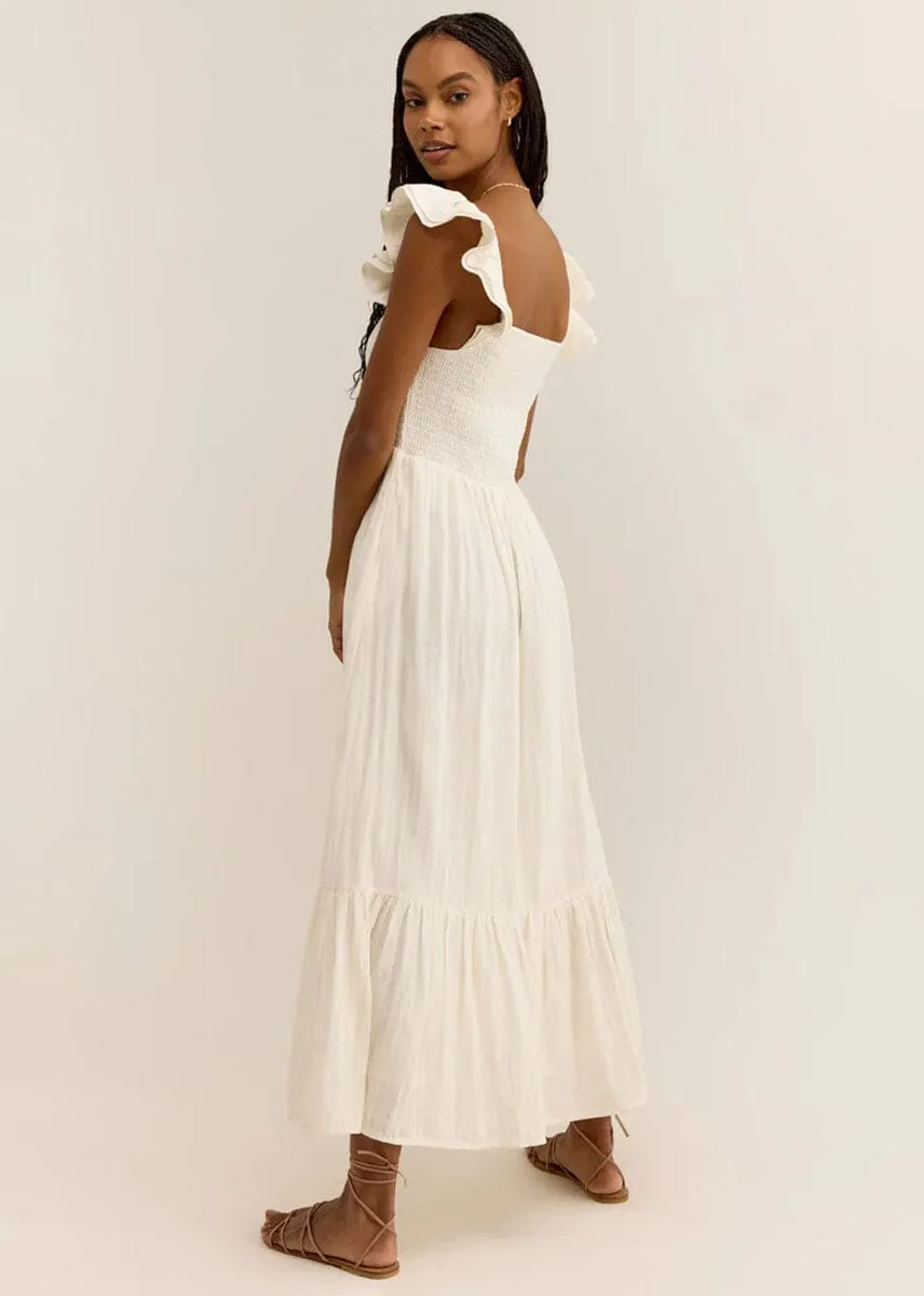 Calypso Midi Dress - Off White