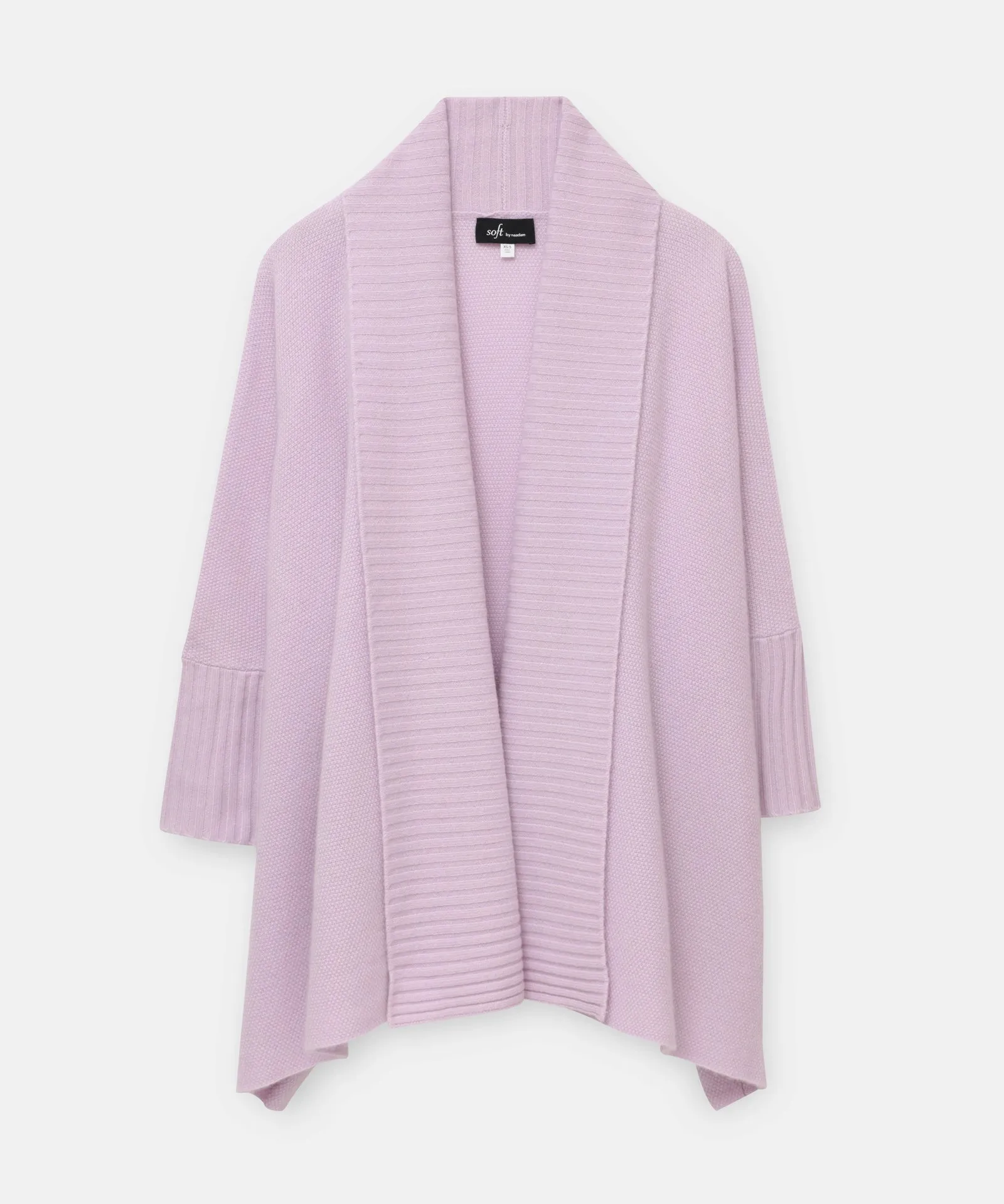 Cashmere Shawl Collar Cocoon Cardigan