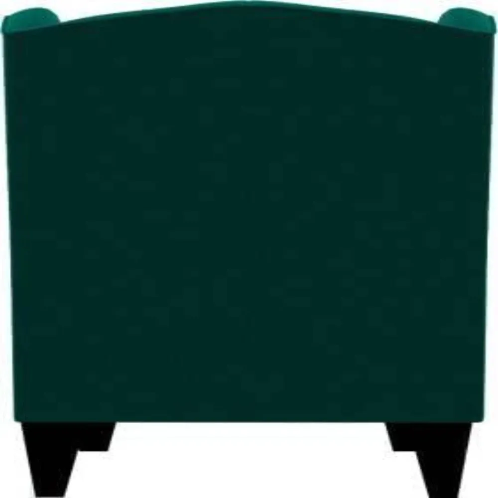 Cayo Chesterfield Wing Chair in Green Color