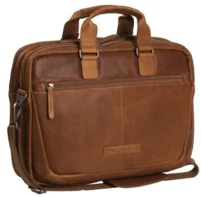 Chesterfield 15" Laptop Bag  - Seth | Cognac