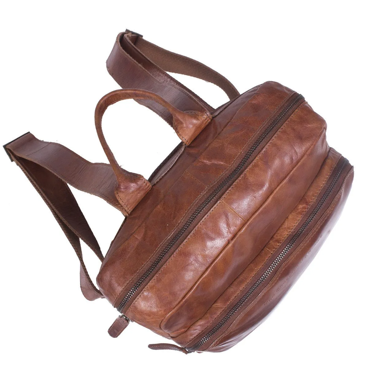 Chesterfield Mack Leather Backpack | Cognac