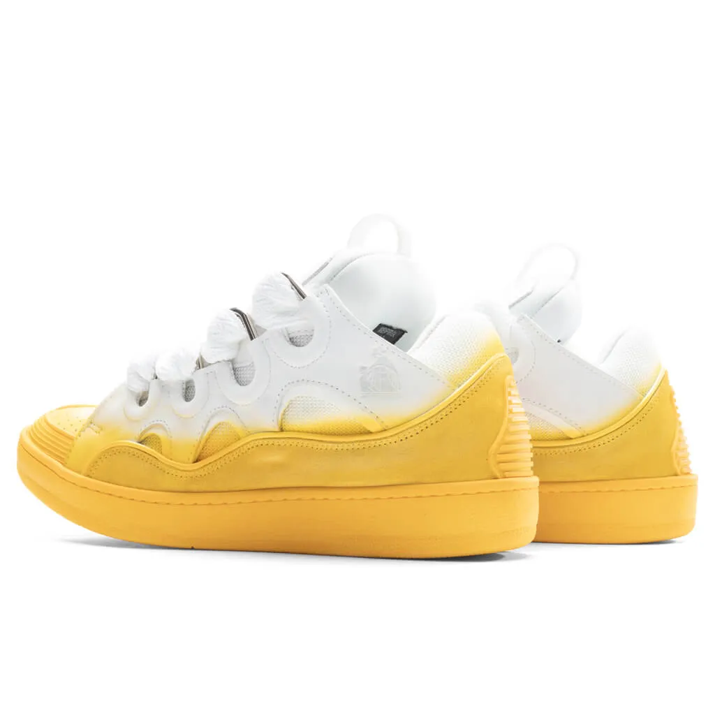 Curb Sneakers - Yellow/White