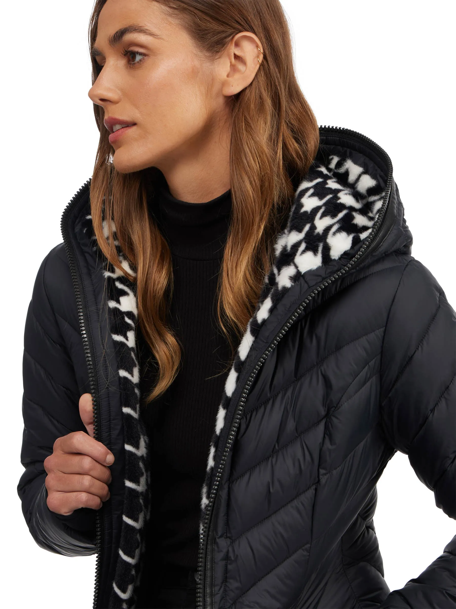 Cypress Women's Featherless Puffer w/ Faux Fur