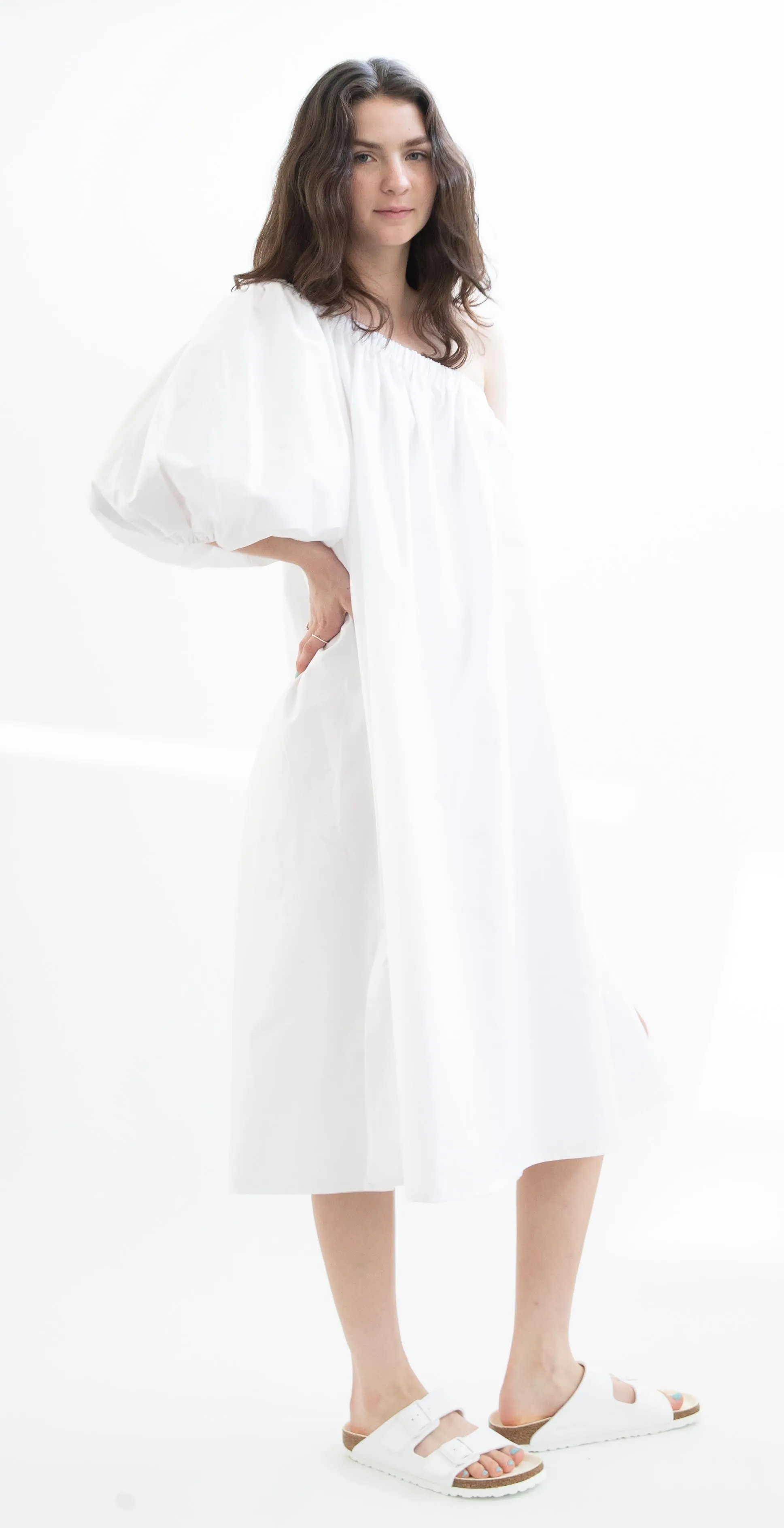 Devotion Twins Sfakia Long Dress in White