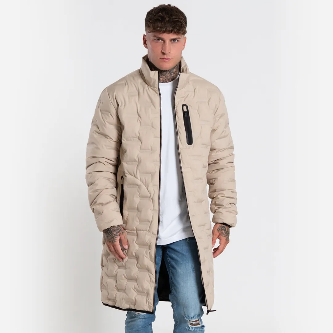 Draper Longline Jacket - Sand