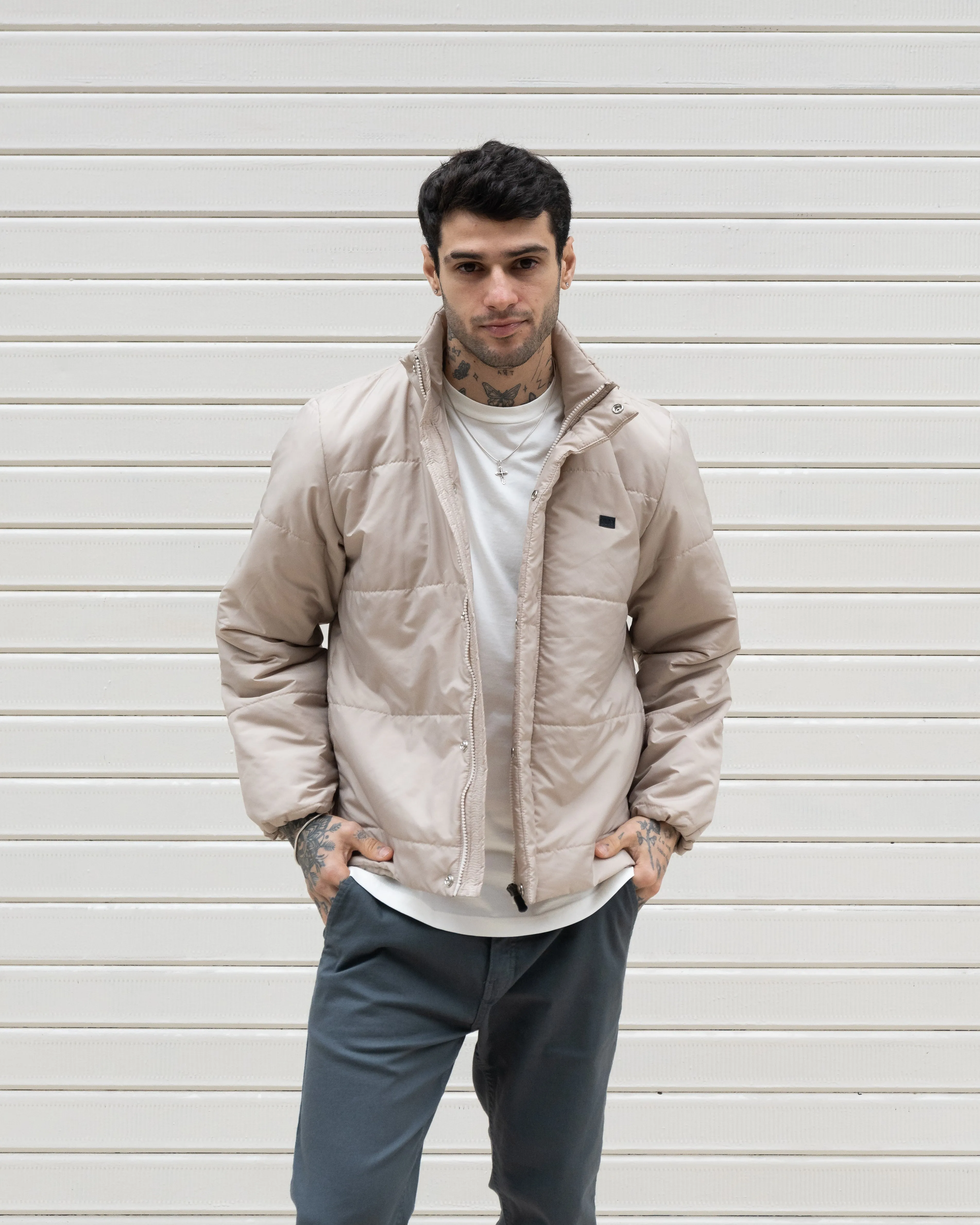 Essential Puffer Jacket - Champagne