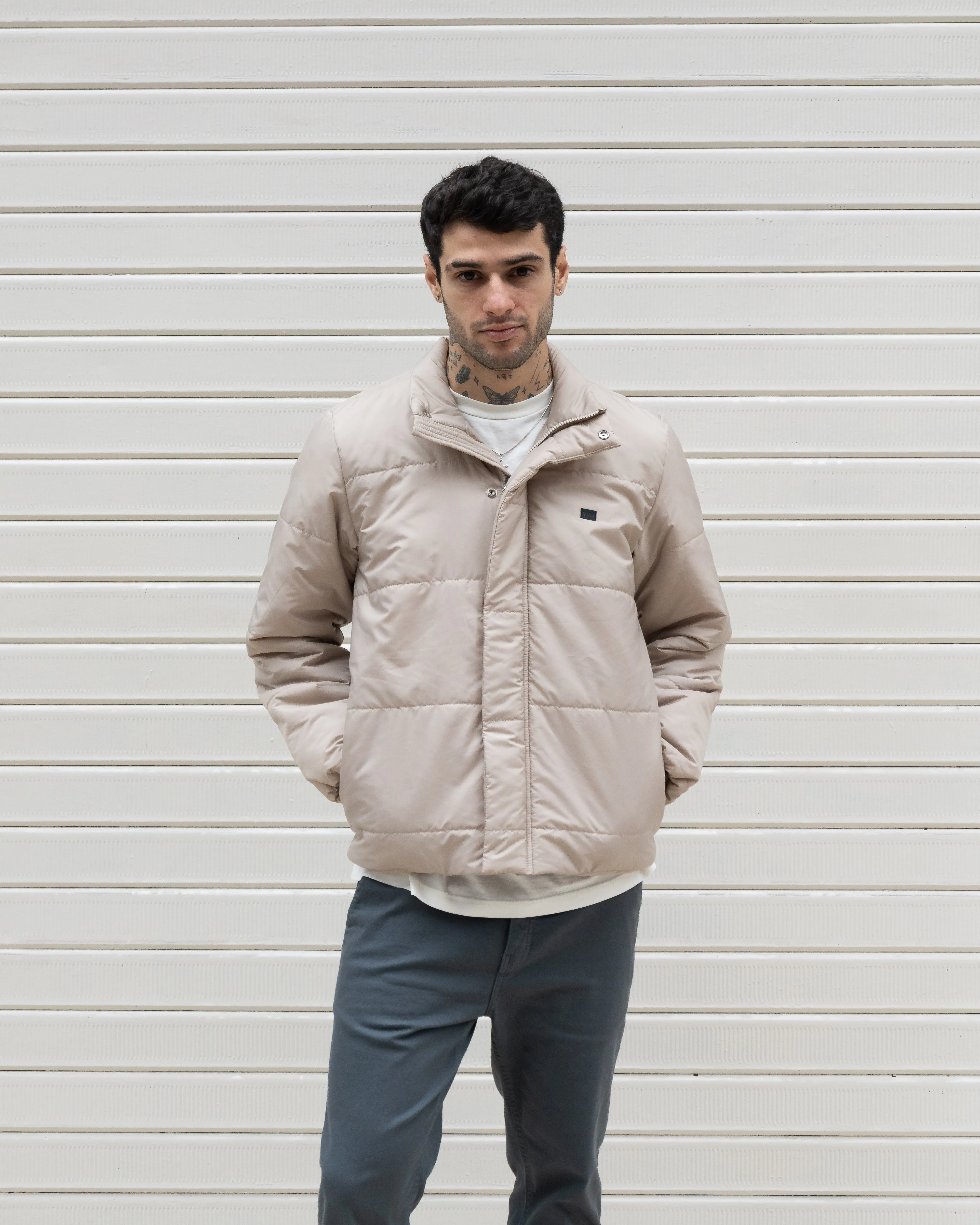 Essential Puffer Jacket - Champagne