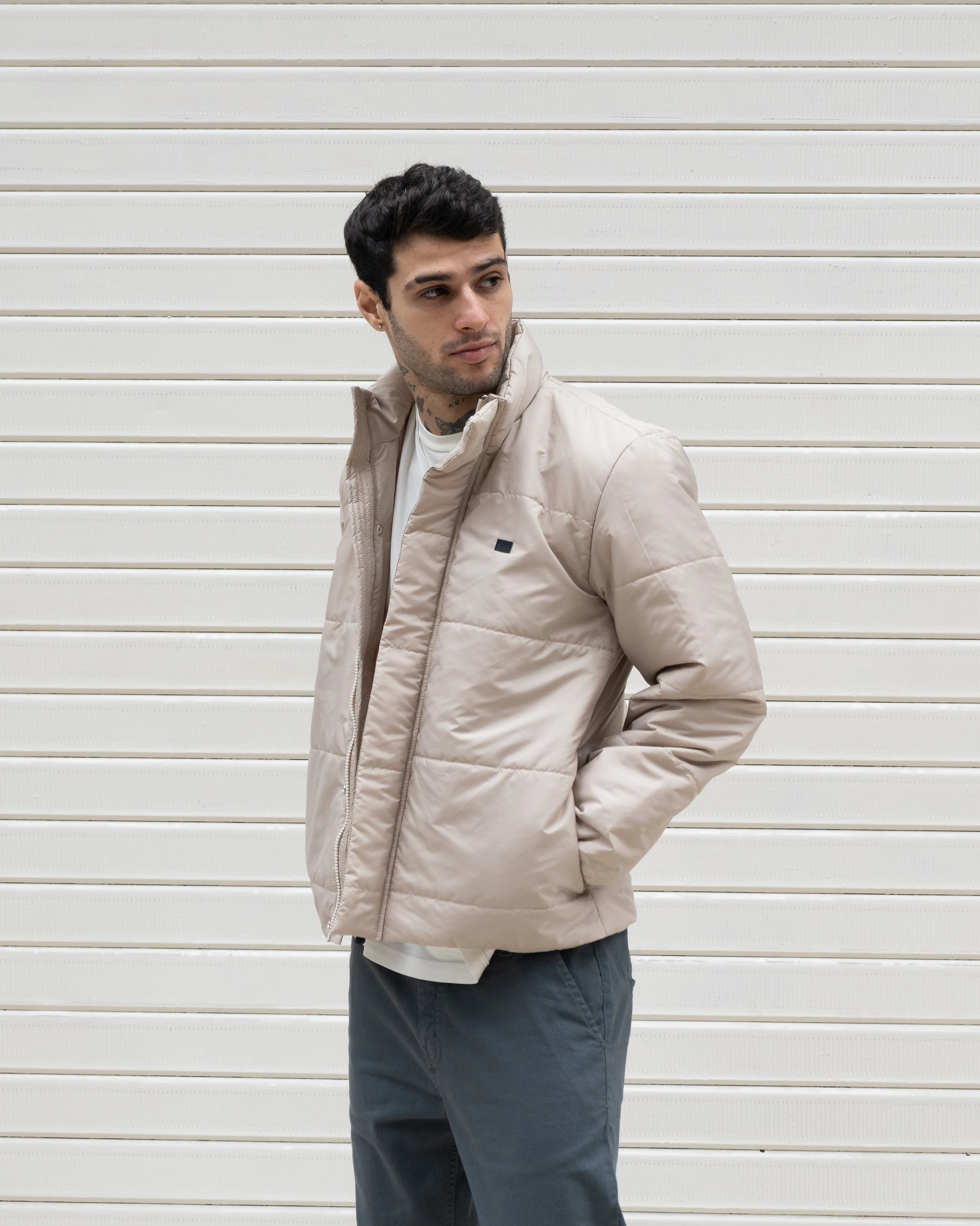 Essential Puffer Jacket - Champagne