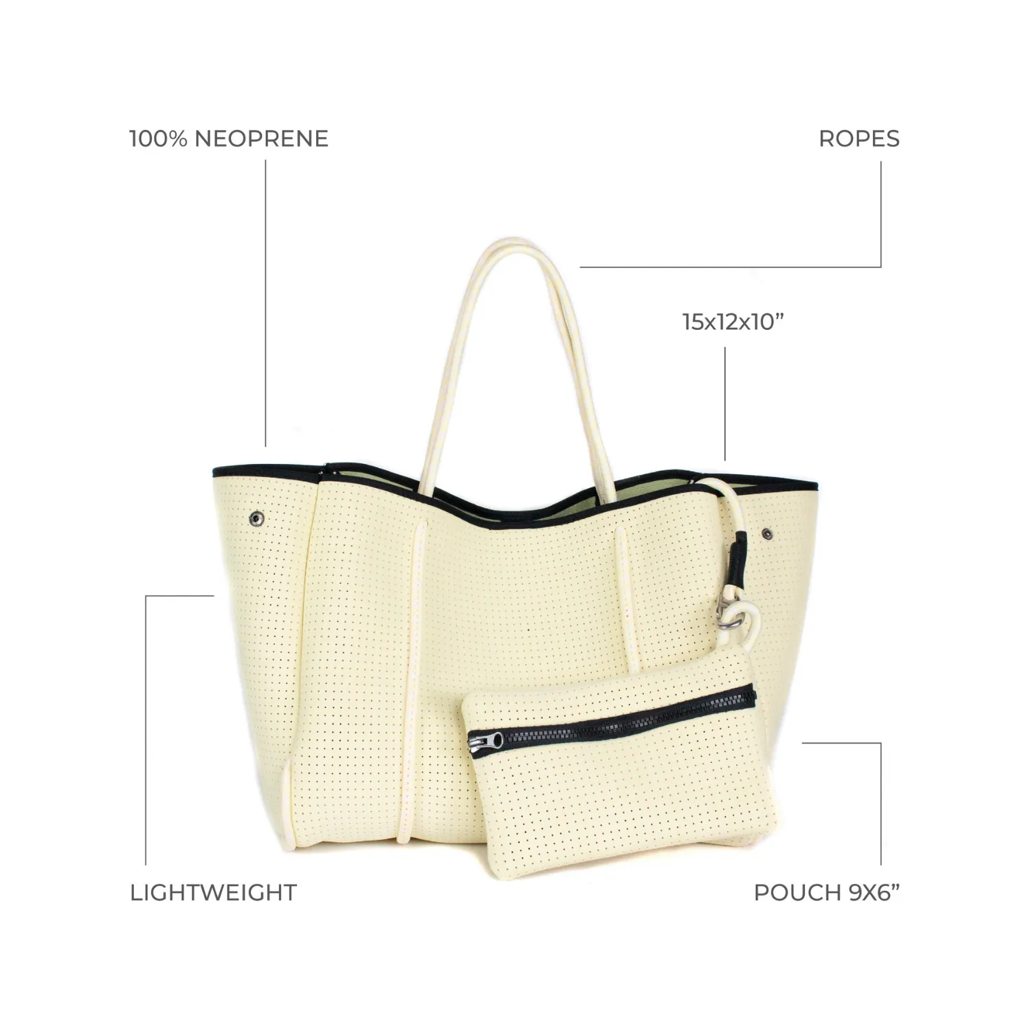 EVERYDAY TOTE YELLOW PASTEL