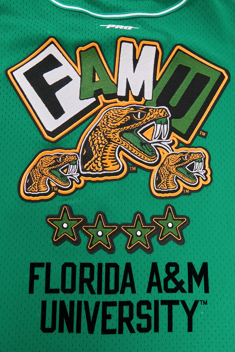 FLORIDA A&M UNIVERSITY HOMECOMING MEN'S MESH BUTTON DOWN SHIRT (KELLY GREEN)