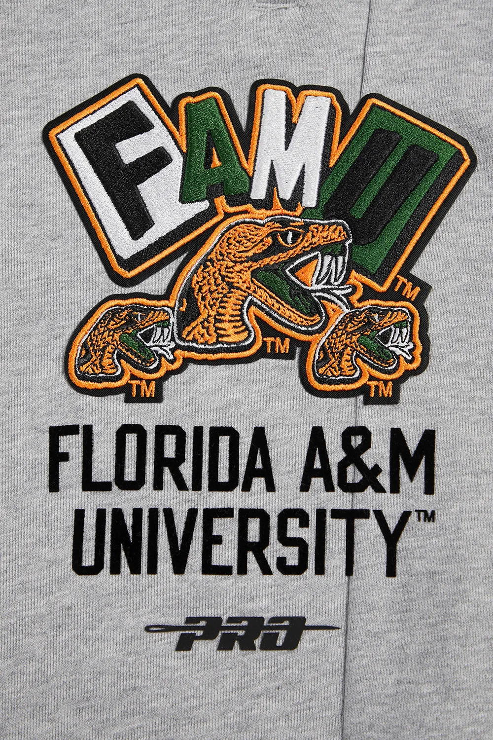 FLORIDA A&M UNIVERSITY HOMECOMING MEN'S RIB SWEATPANT (HEATHER GREY/GREEN)