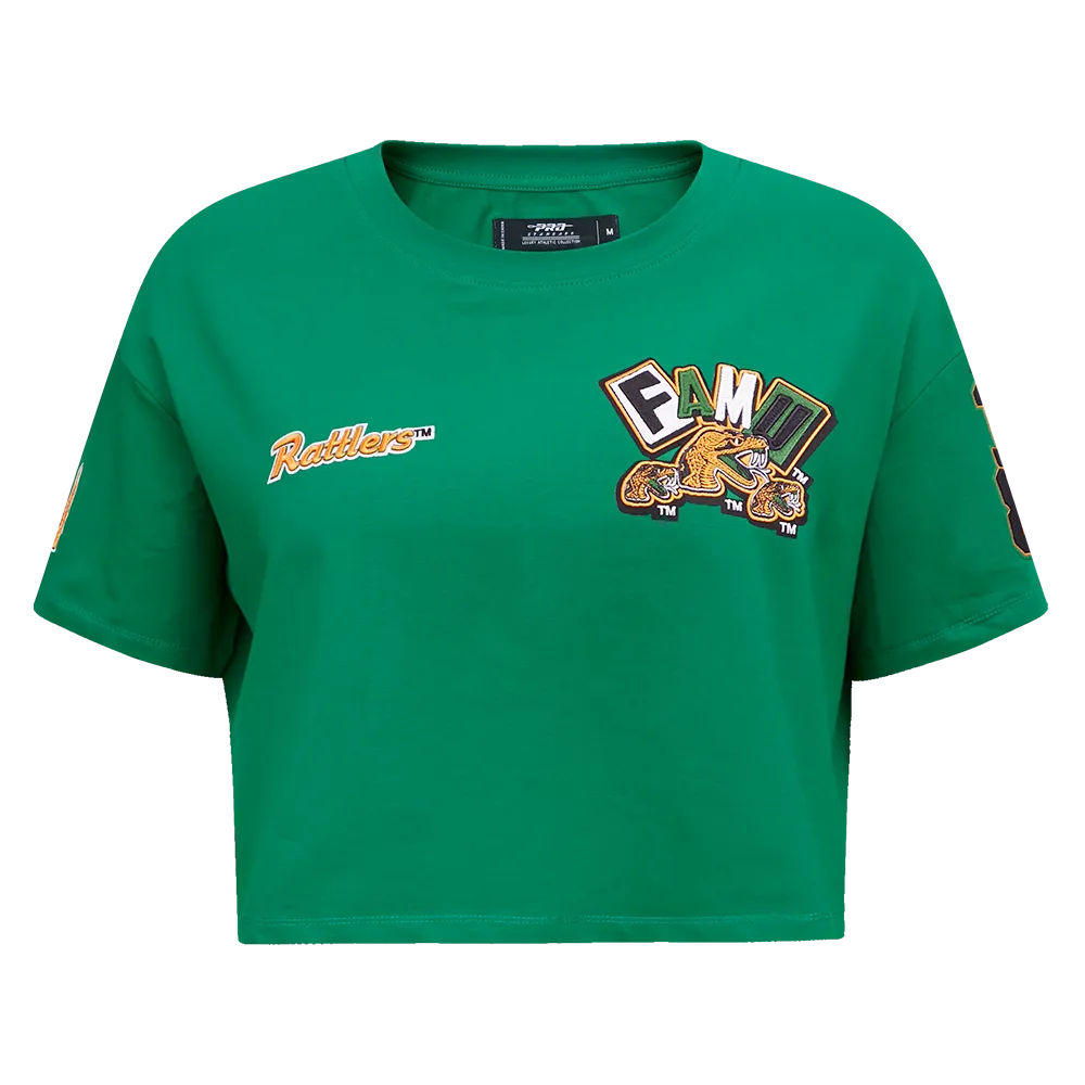 FLORIDA A&M UNIVERSITY HOMECOMING SJ BOXY TEE (KELLY GREEN)