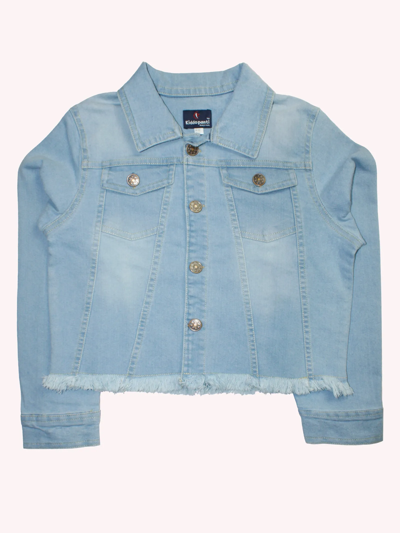 Girls Denim Short Jacket