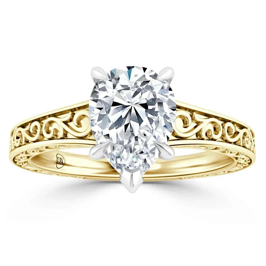 Grace - 18ct Yellow Gold - Pear