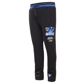 HAMPTON UNIVERSITY HOMECOMING MEN'S RIB SWEATPANT (BLACK/ROYAL BLUE/BLACK)