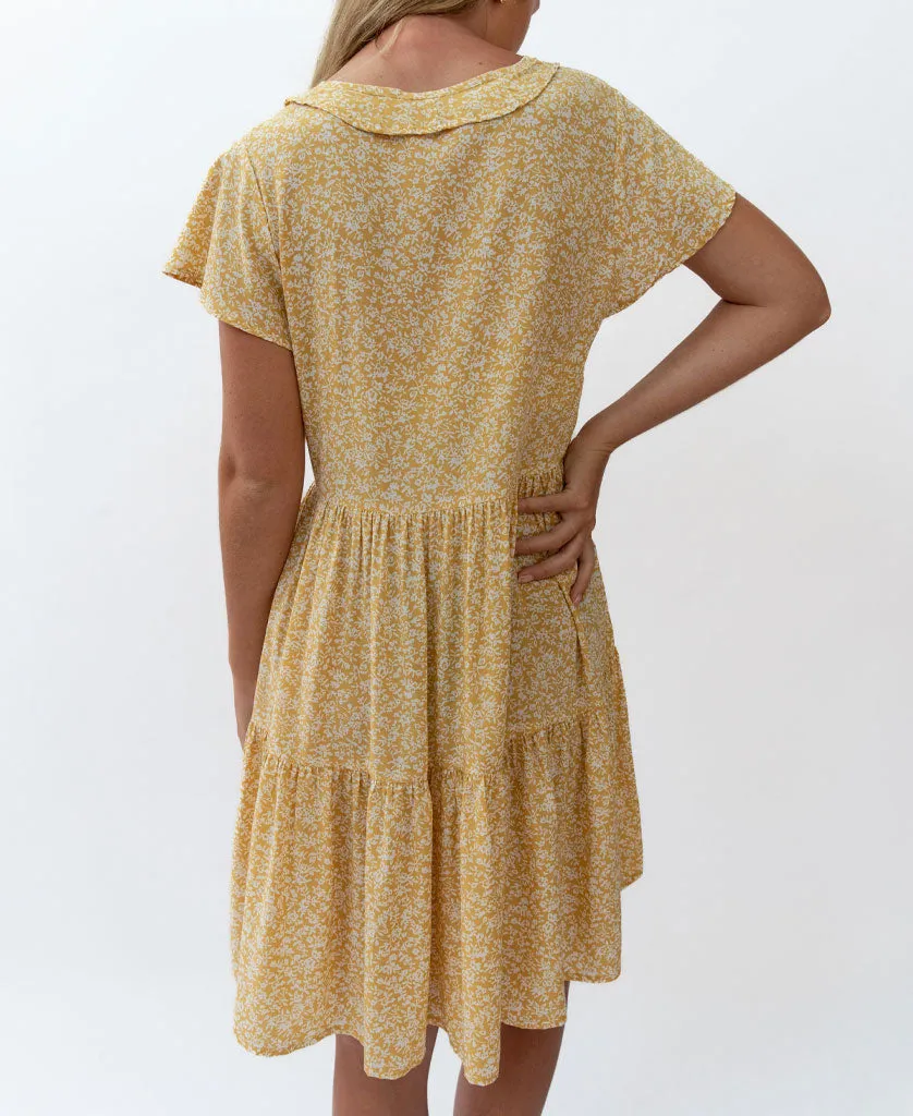 Hannah Dress | Wildflower Yellow