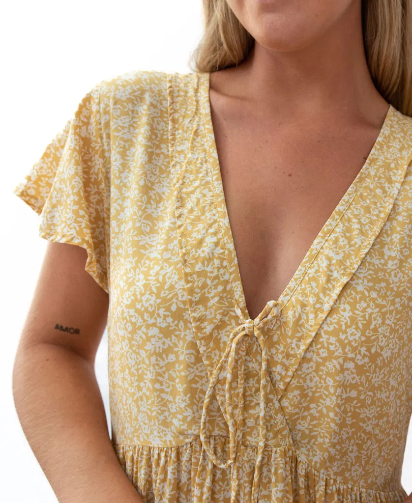 Hannah Dress | Wildflower Yellow