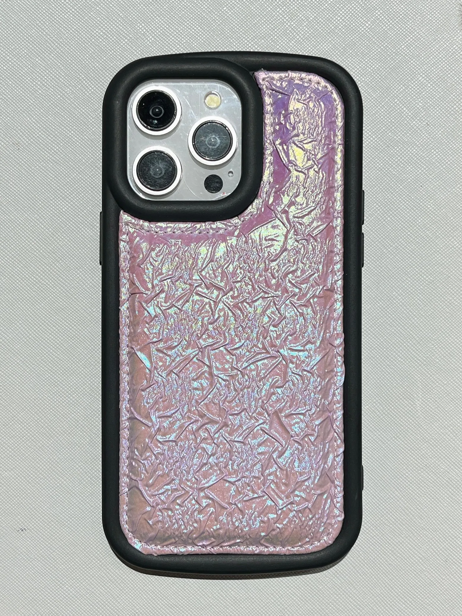 Holographic Puffer Style Silicon iPhone Case