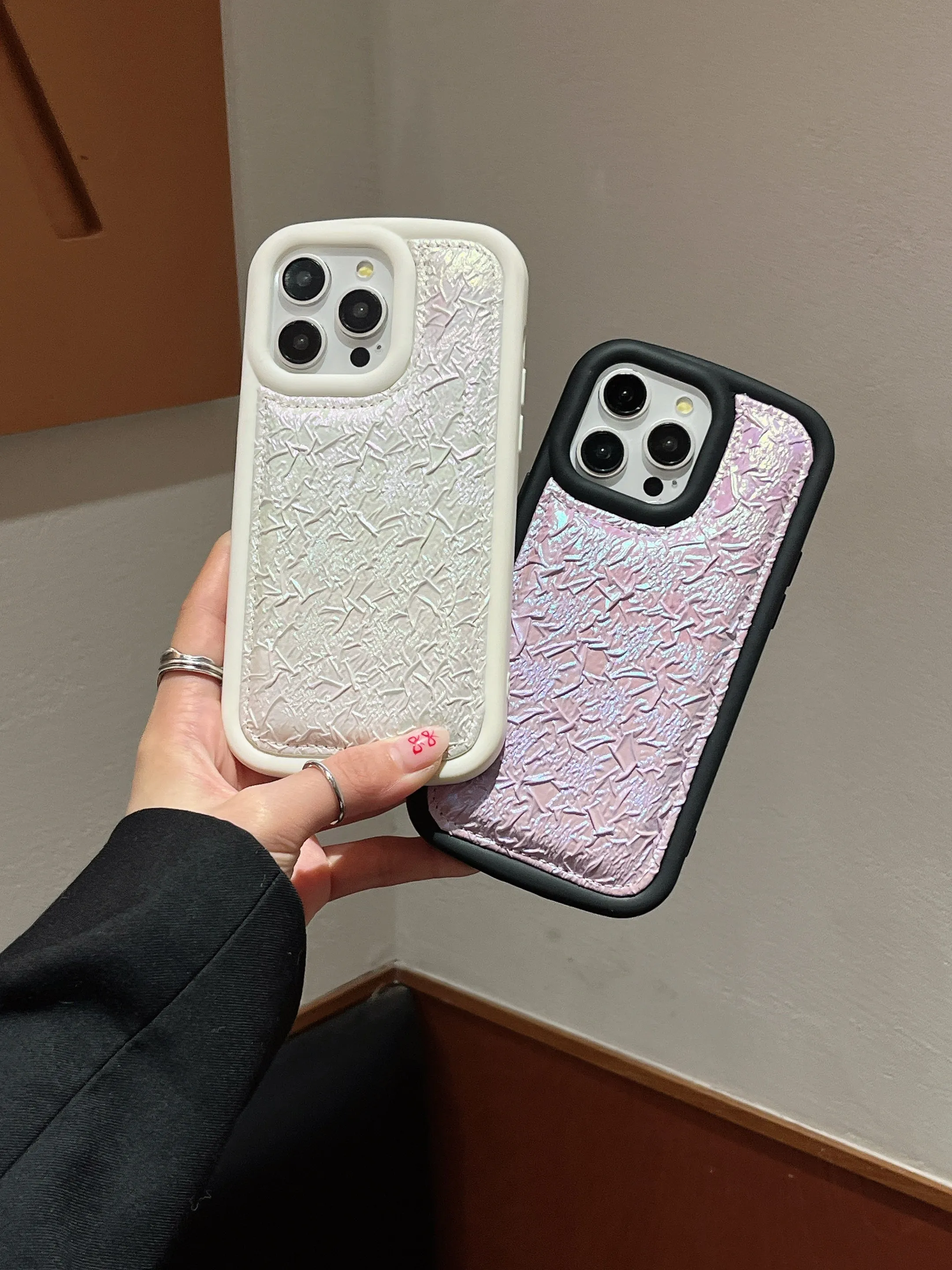 Holographic Puffer Style Silicon iPhone Case