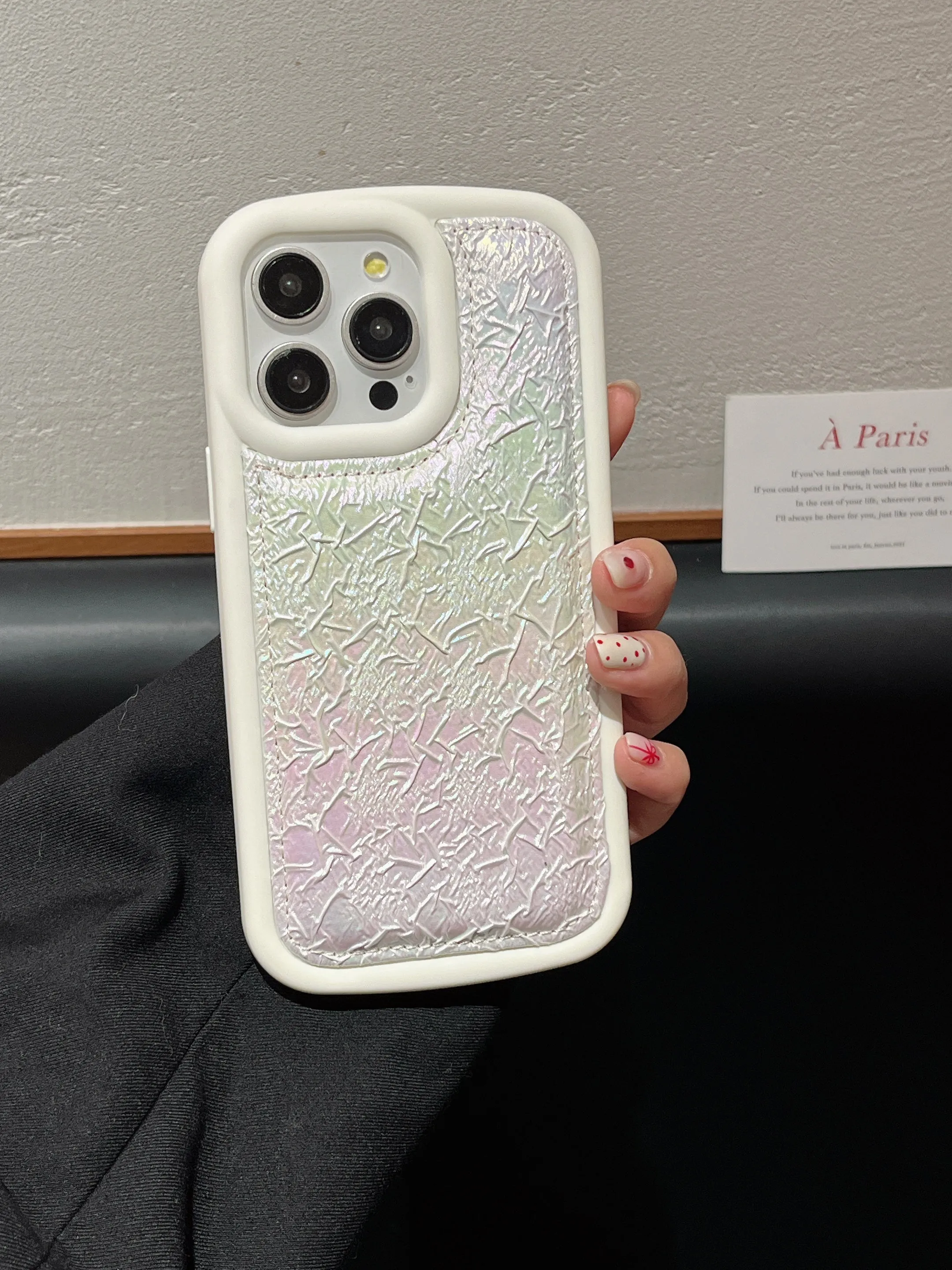 Holographic Puffer Style Silicon iPhone Case