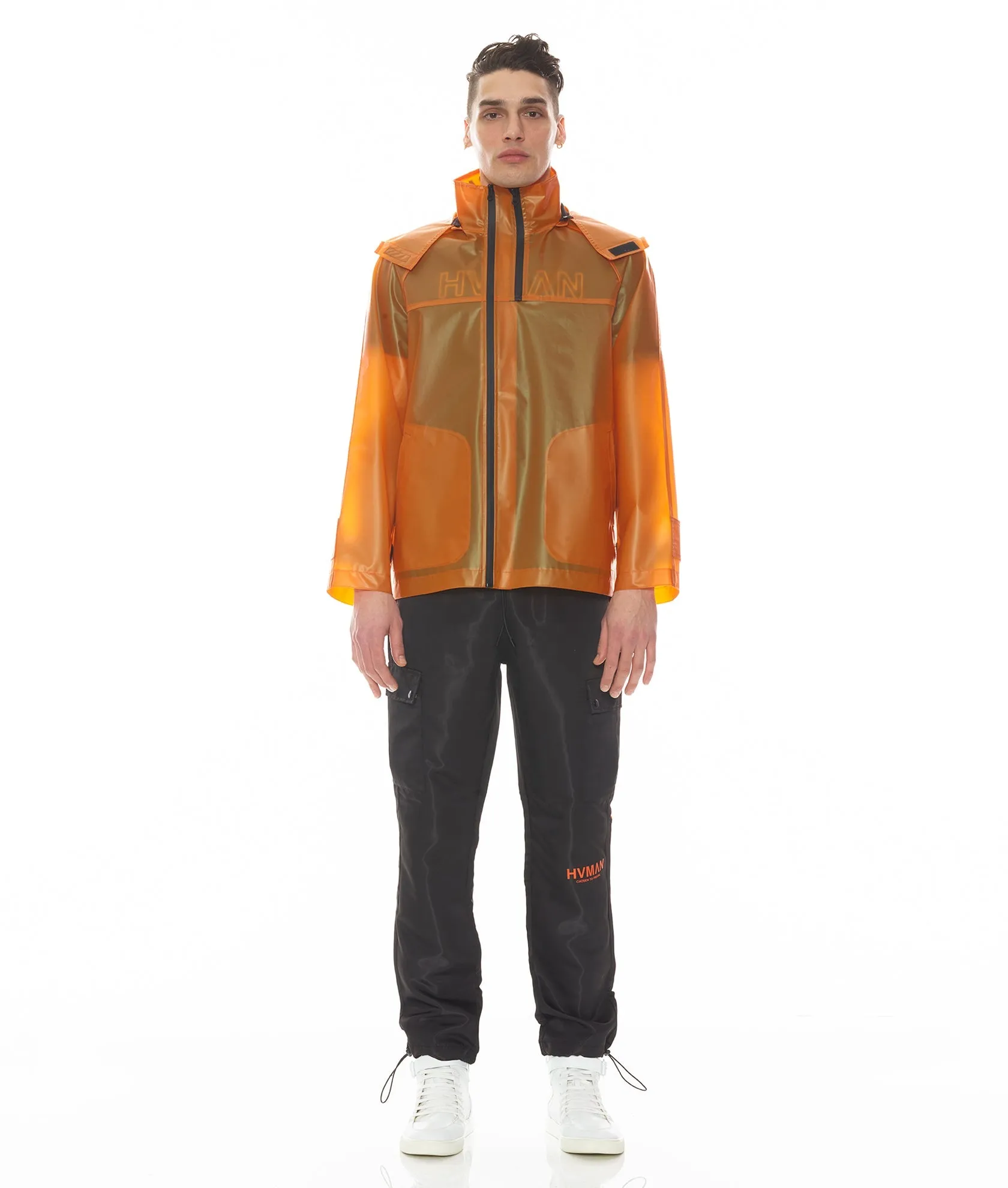 HVMAN RAINCOAT IN FLAME