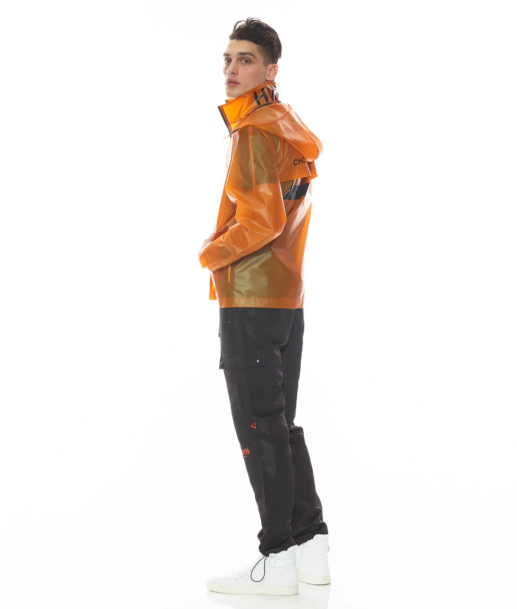 HVMAN RAINCOAT IN FLAME