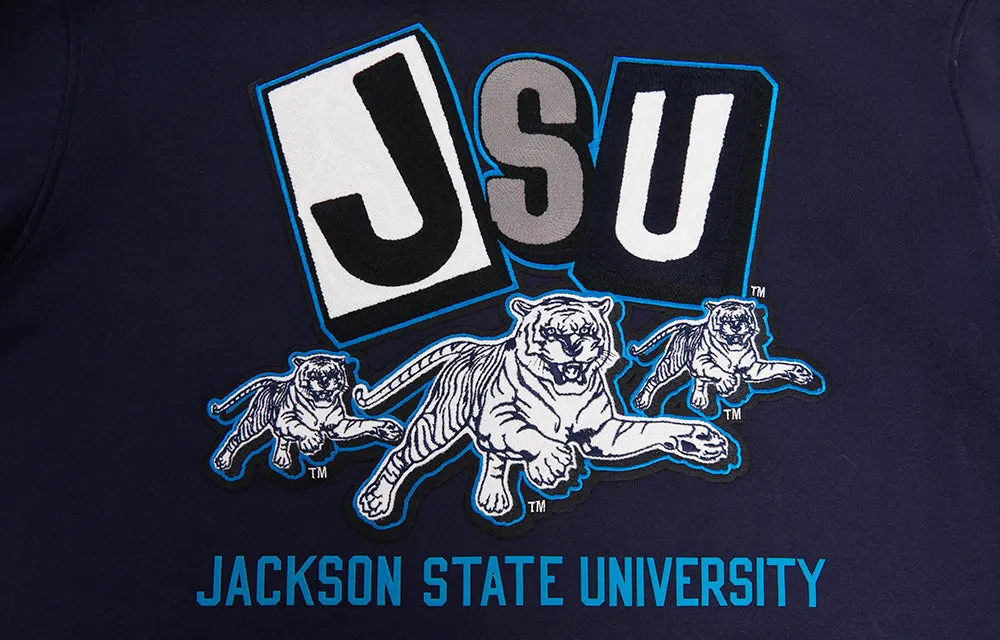 JACKSON STATE UNIVERSITY HOMECOMING MEN'S RIB PO HOODIE (MIDNIGHT NAVY)