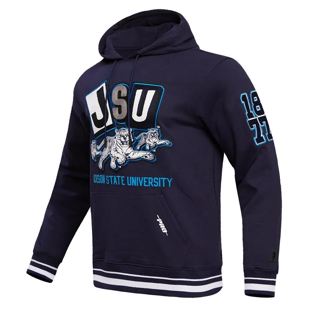 JACKSON STATE UNIVERSITY HOMECOMING MEN'S RIB PO HOODIE (MIDNIGHT NAVY)