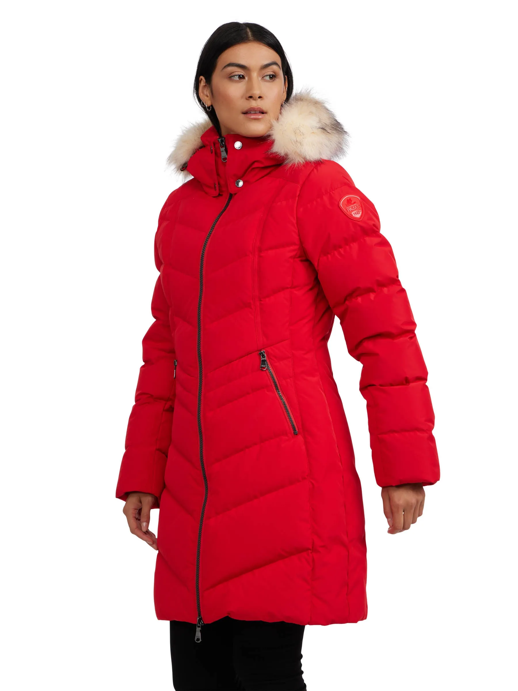 January Women's Puffer w/ faux fur trim