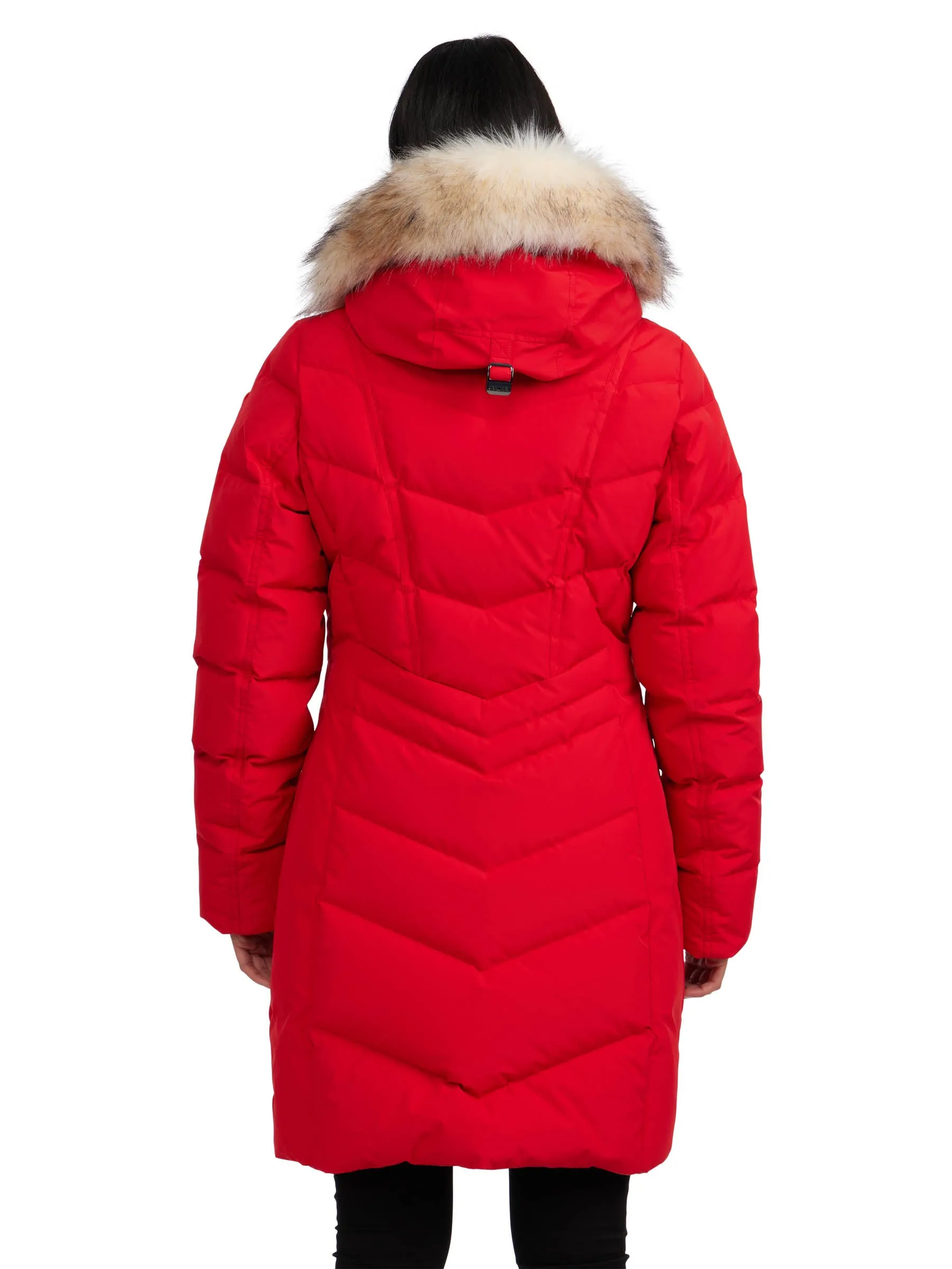 January Women's Puffer w/ faux fur trim