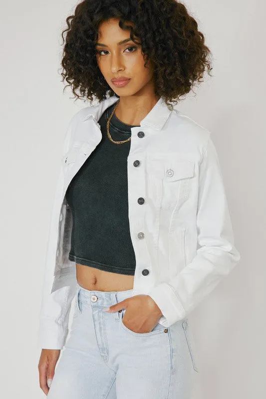 Kancan - White Denim Jacket