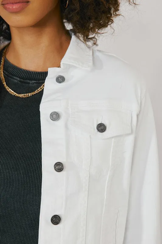 Kancan - White Denim Jacket