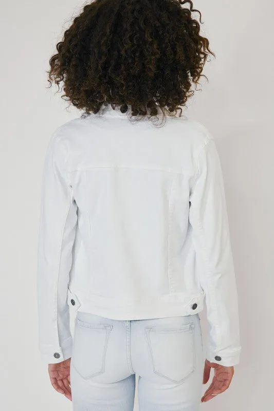 Kancan - White Denim Jacket